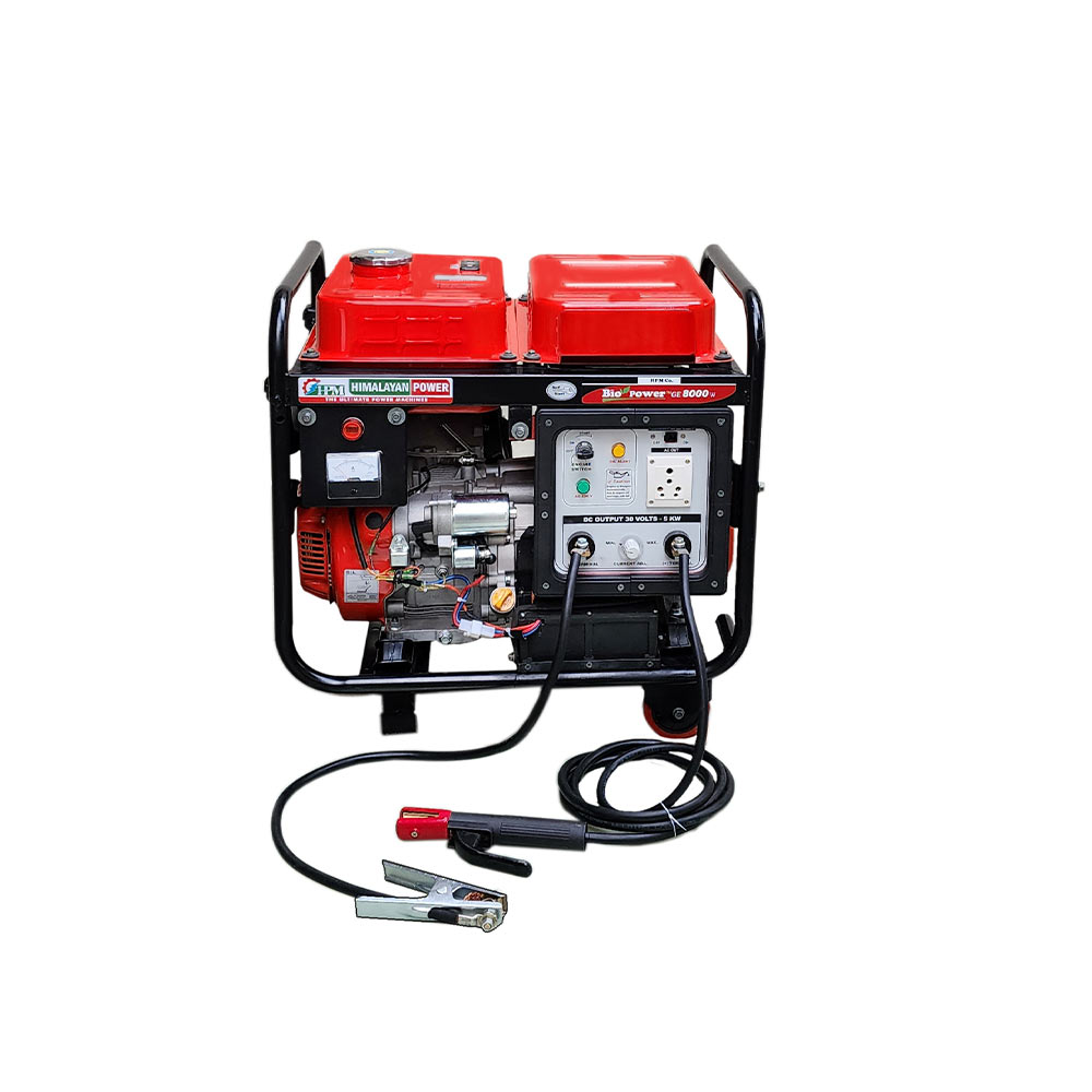 250 Amps Welding Generator -5 KW,  Model GE-W8000RS, Recoil & Self Start